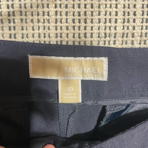 MICHAEL MICHAEL KORS Women's Trouser Pants Size 10 In Black - Picture 2 of 4